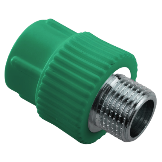 муфта комбинированная пп d32-3/4" нр antifire green